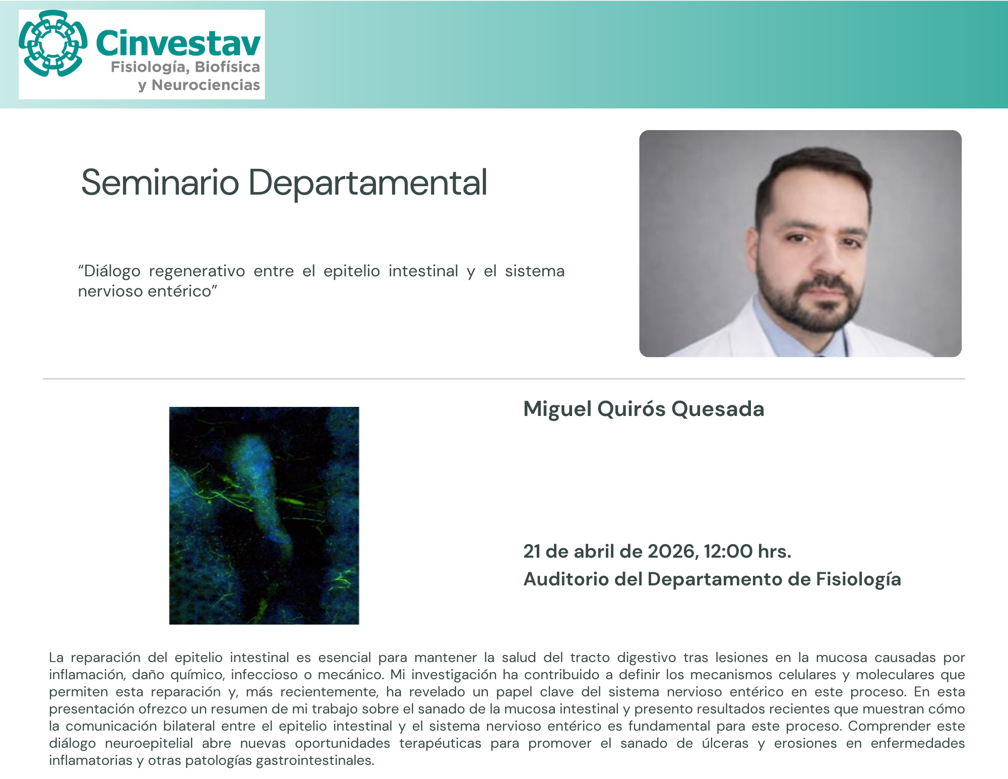 Seminario Departamental Miguel Quiros